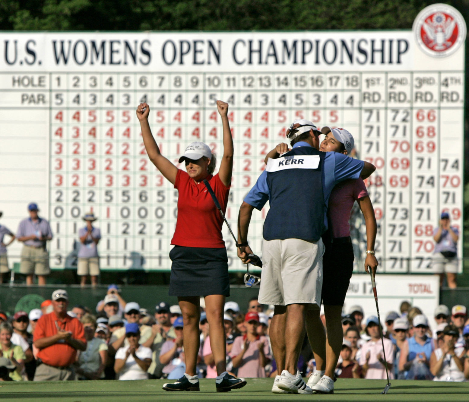 2007: Cristie Kerr wins US Women's Open for 10th career victory